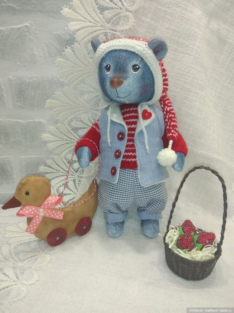 Оливер — Авторские мишки Тедди и друзья: фото