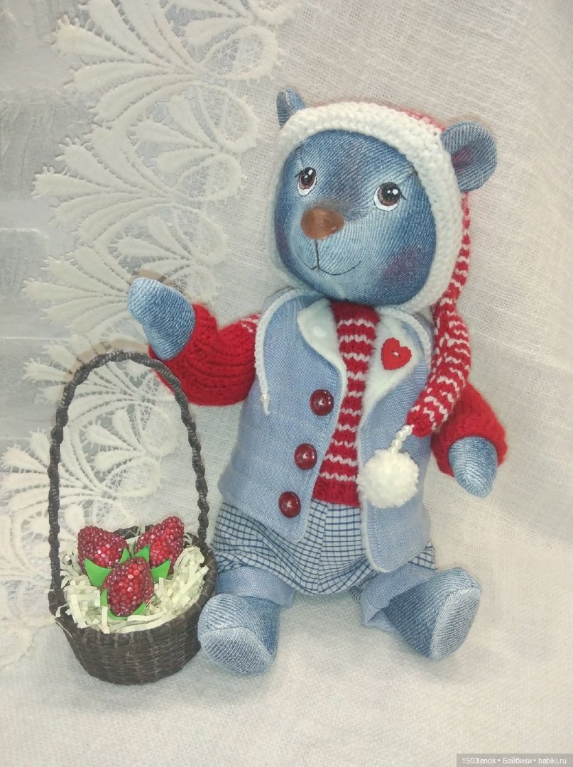 Оливер — Авторские мишки Тедди и друзья: фото (фото 5)