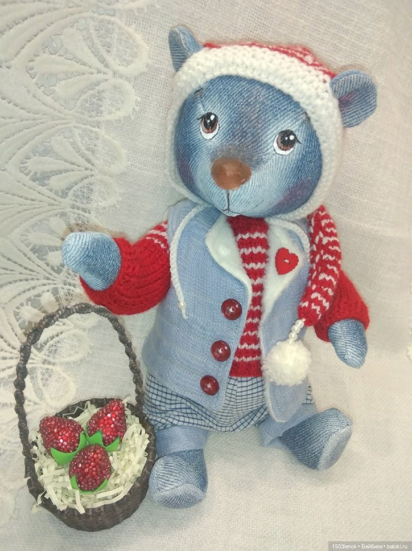 Оливер — Авторские мишки Тедди и друзья: фото (фото 6)