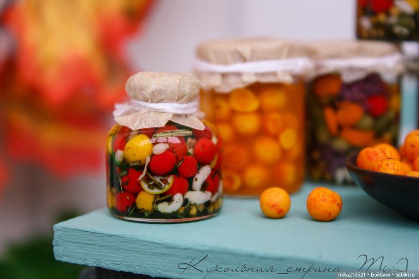 Квасим... солим.. варим — Кукольная миниатюра своими руками: еда