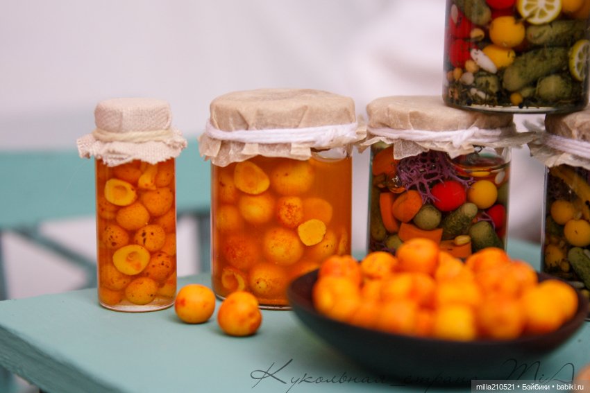 Квасим... солим.. варим — Кукольная миниатюра своими руками: еда