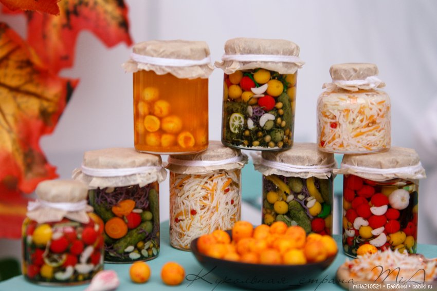 Квасим... солим.. варим — Кукольная миниатюра своими руками: еда