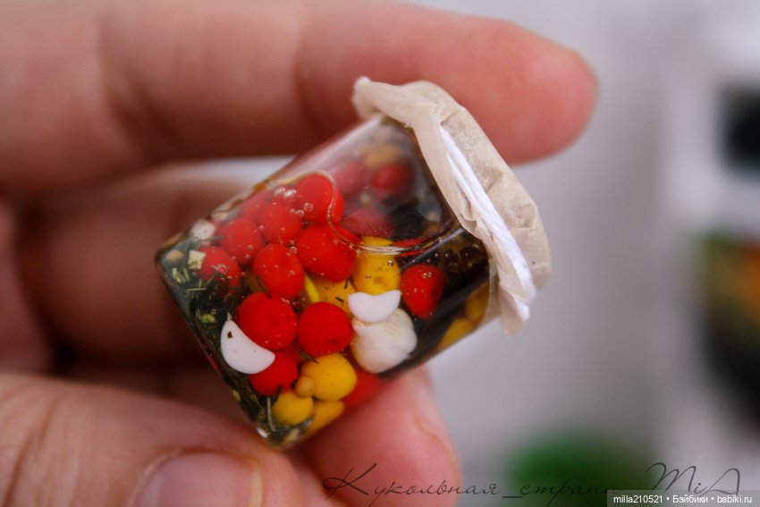 Квасим... солим.. варим — Кукольная миниатюра своими руками: еда