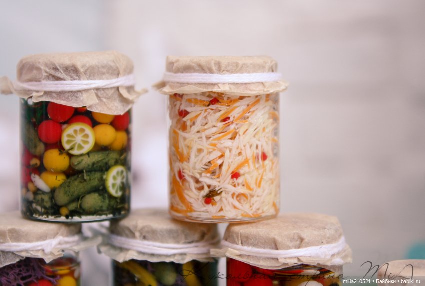 Квасим... солим.. варим — Кукольная миниатюра своими руками: еда (фото 3)