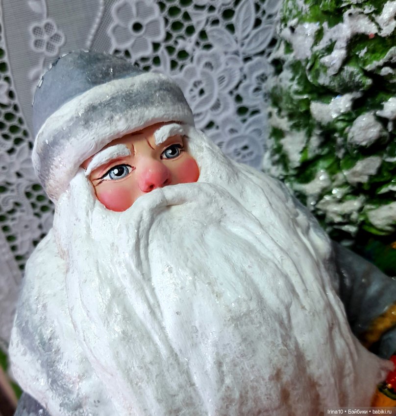 Зимние волшебники — Ватные игрушки на елку: ретро (фото 10)