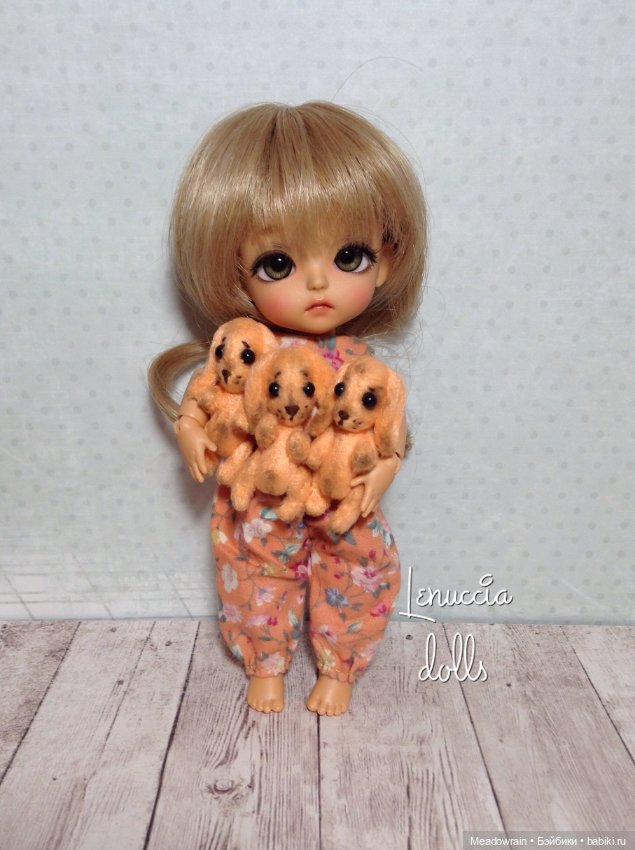 Корзина с зайцами — Одежда и обувь для кукол BJD (БЖД): 1/3 (фото 2)