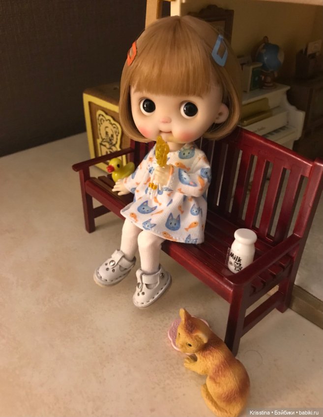 Вечером,на лавочке — Домашние фото авторских кукол: личные коллекции (фото 5)