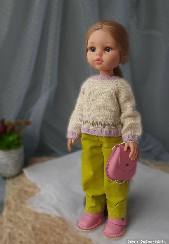 Моё вязание и шитьё для кукол Paola Reina