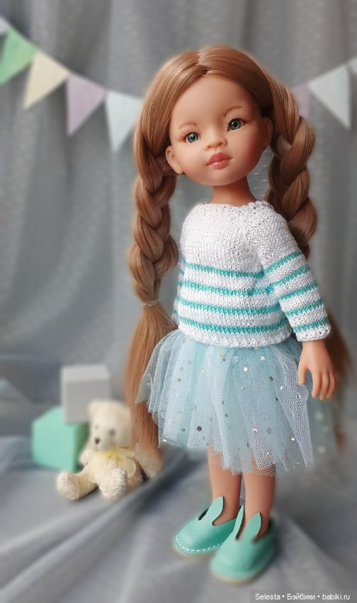 Моё вязание и шитьё для кукол Paola Reina