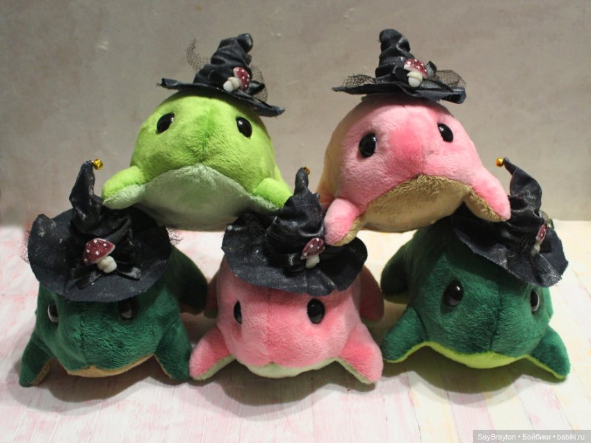 Жабки в шляпках — Текстильные игрушки и примитивы: кофейные (фото 4)