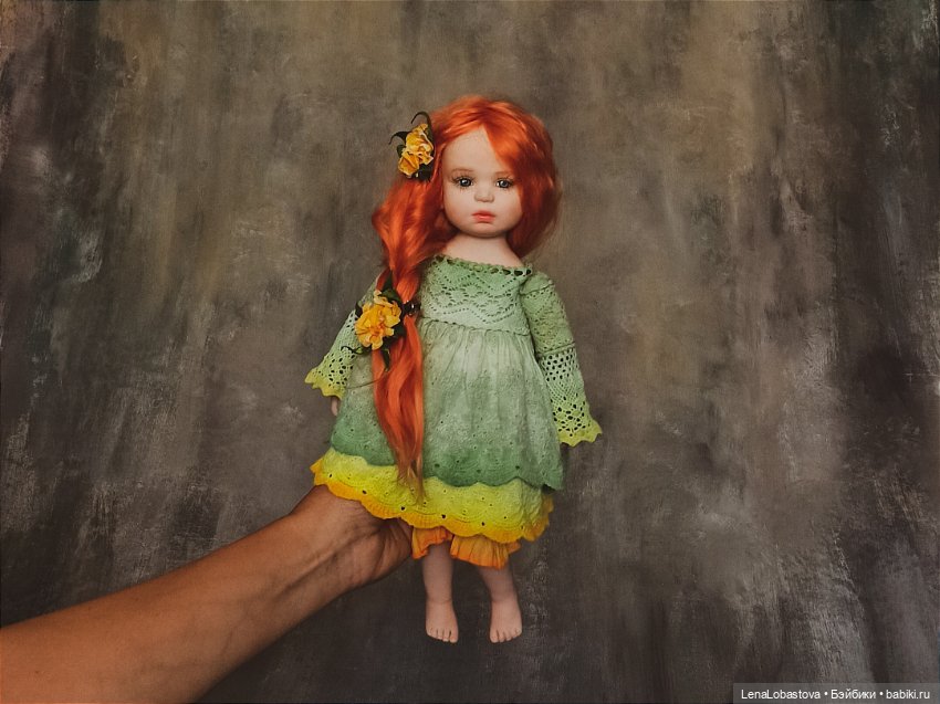 Алеся. Авторская кукла — Лепка авторских кукол: полимерная глина (фото 10)