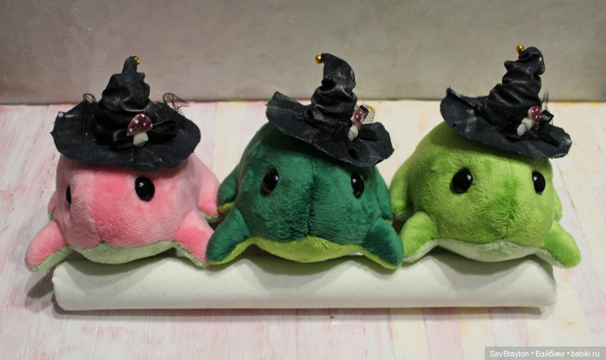 Жабки в шляпках — Текстильные игрушки и примитивы: кофейные