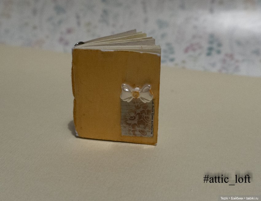 Маленькие блокноты-книжки для куколок