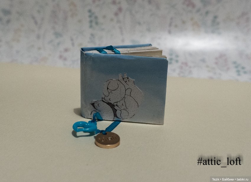 Маленькие блокноты-книжки для куколок (фото 9)