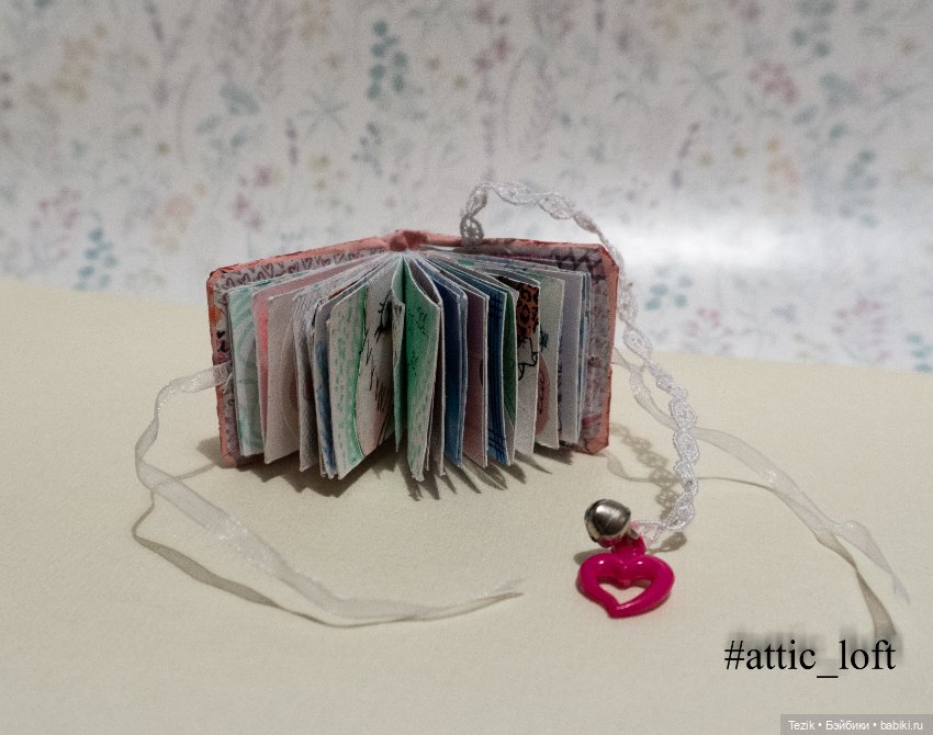 Маленькие блокноты-книжки для куколок (фото 4)