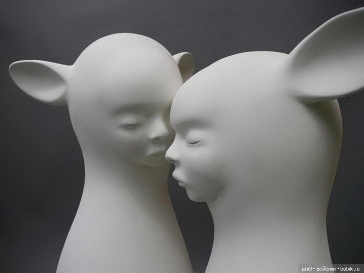 Воображаемые персонажи от японского скульптора Clementine Bal (фото 3)