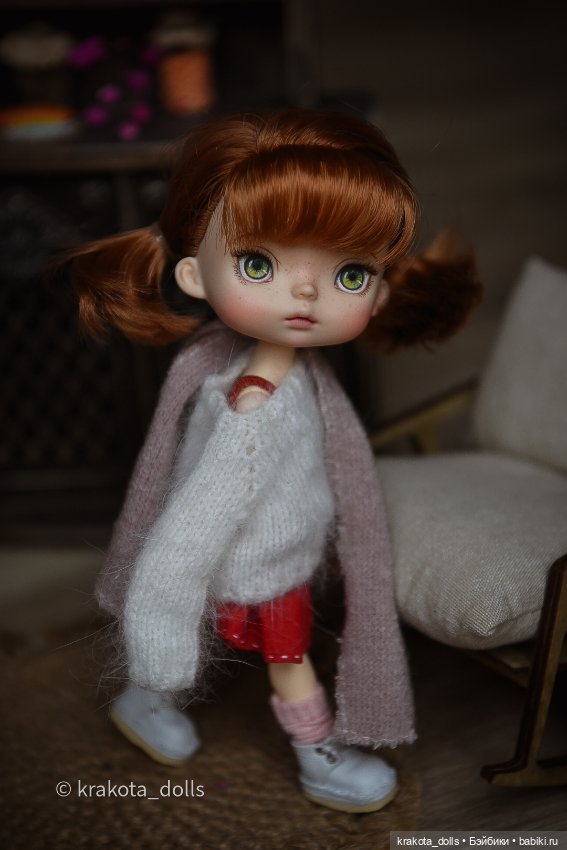 Осенние monst 'очки — ООАК и репейнт кукол (Custom): Barbie (фото 10)