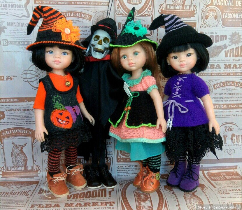 Хеллоуин с паолочками — Куклы Paola Reina (Паола Рейна): новинки (фото 10)