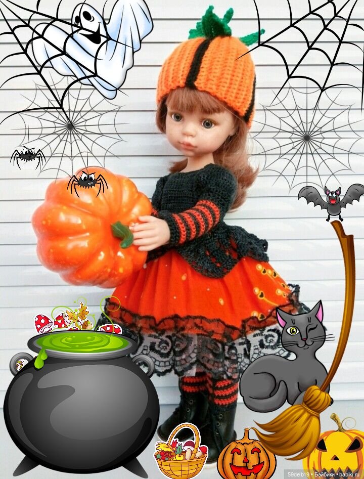 Хеллоуин с паолочками — Куклы Paola Reina (Паола Рейна): новинки