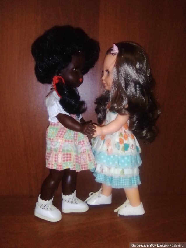 Мулаточка из 60х — Винтажные куклы ГДР (Немки): Бигги (фото 5)