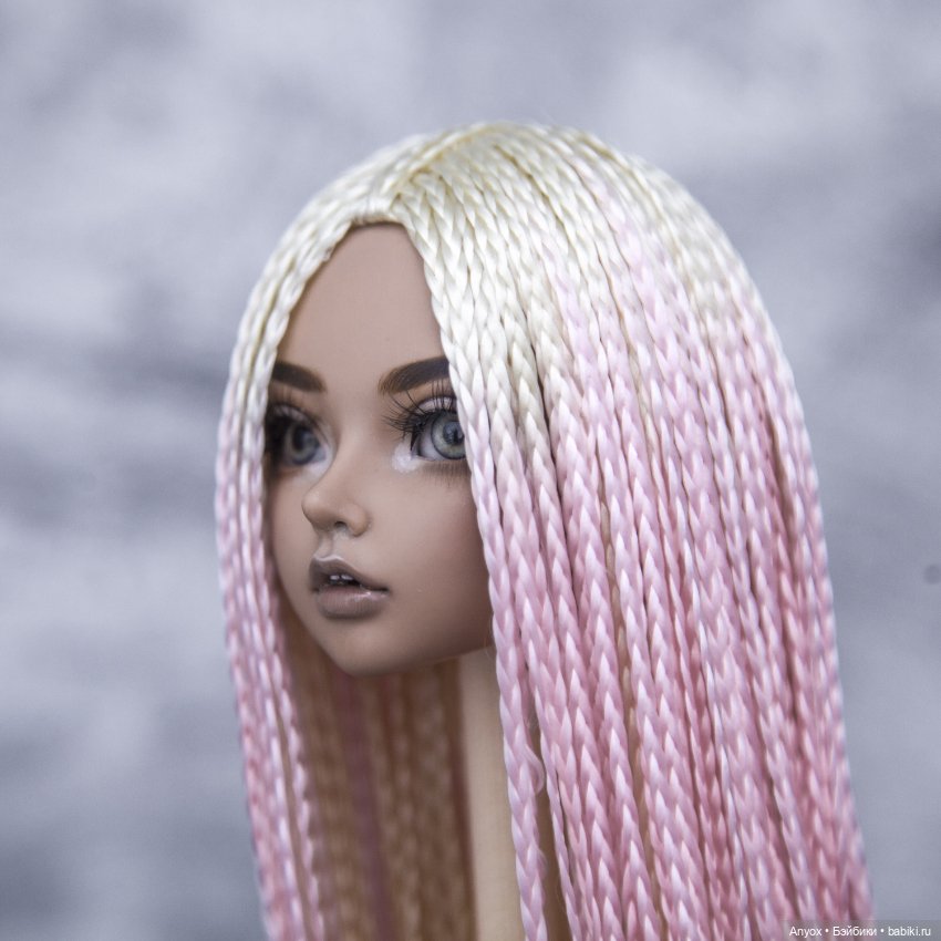 Попробовала сделать парички для Минифи - вроде получилось (фото 10)