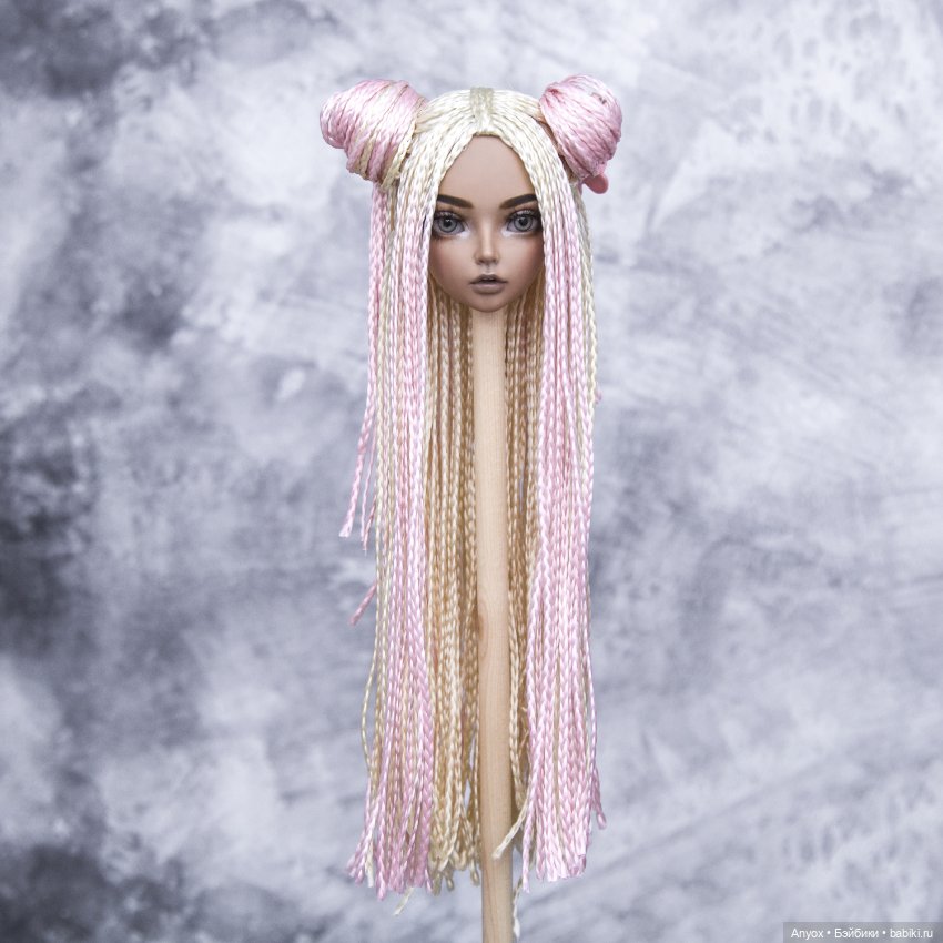 Попробовала сделать парички для Минифи - вроде получилось (фото 4)