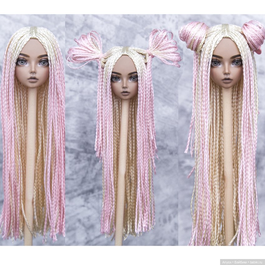 Попробовала сделать парички для Минифи - вроде получилось