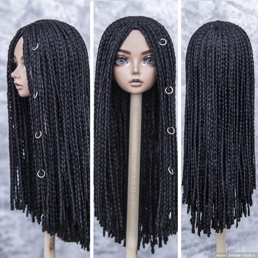 Попробовала сделать парички для Минифи - вроде получилось