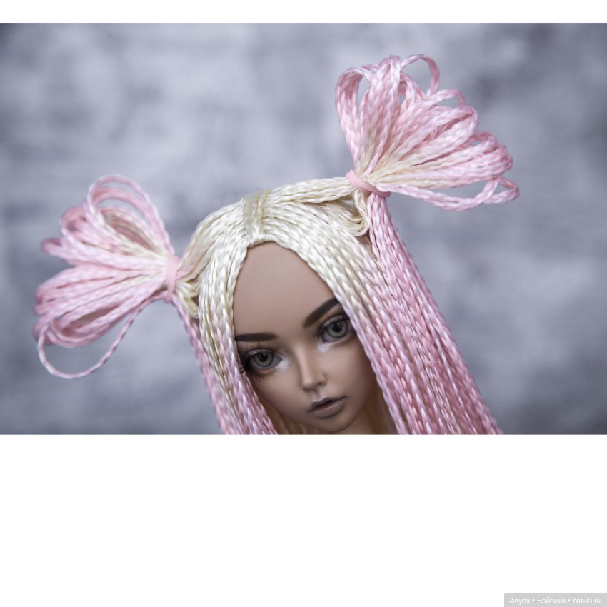 Попробовала сделать парички для Минифи - вроде получилось (фото 7)