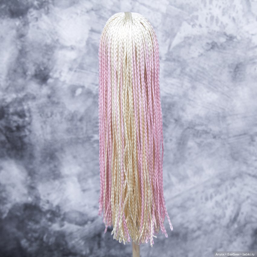 Попробовала сделать парички для Минифи - вроде получилось (фото 5)