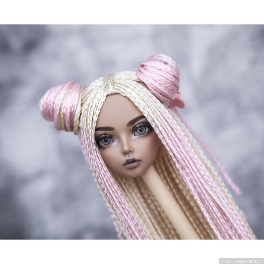 Попробовала сделать парички для Минифи - вроде получилось (фото 8)