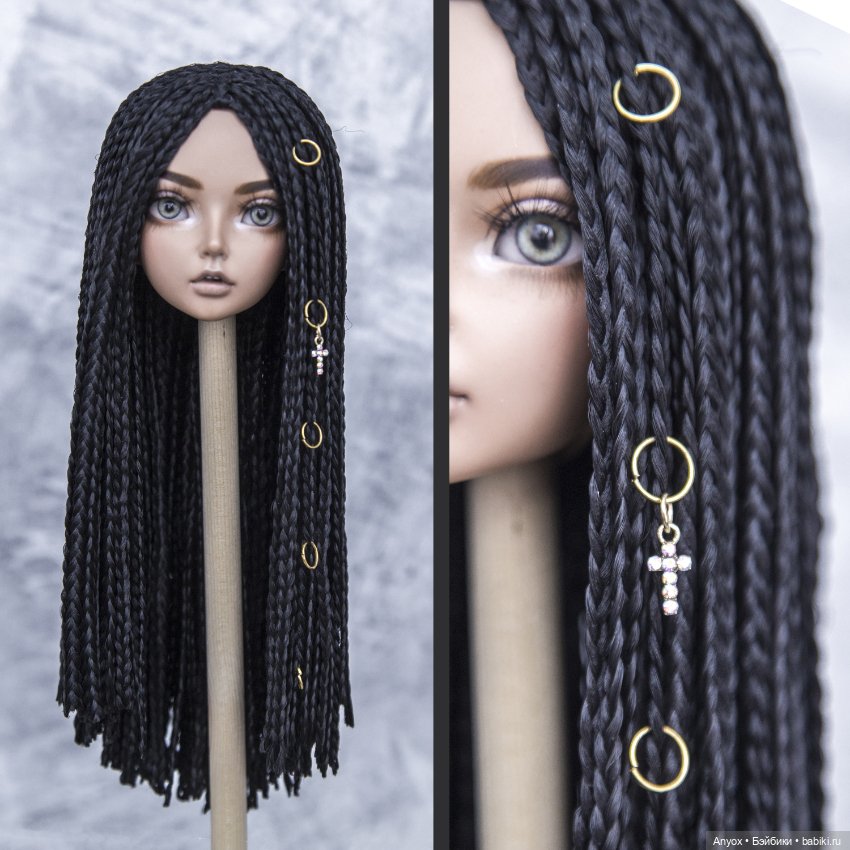 Попробовала сделать парички для Минифи - вроде получилось