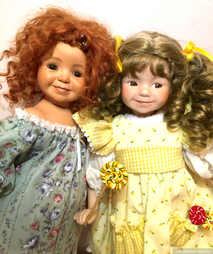 Фарфоровая малышка Lu по молду Kayla от Dianna Effner