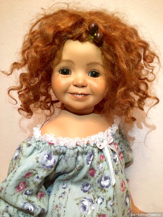 Фарфоровая малышка Lu по молду Kayla от Dianna Effner (фото 6)