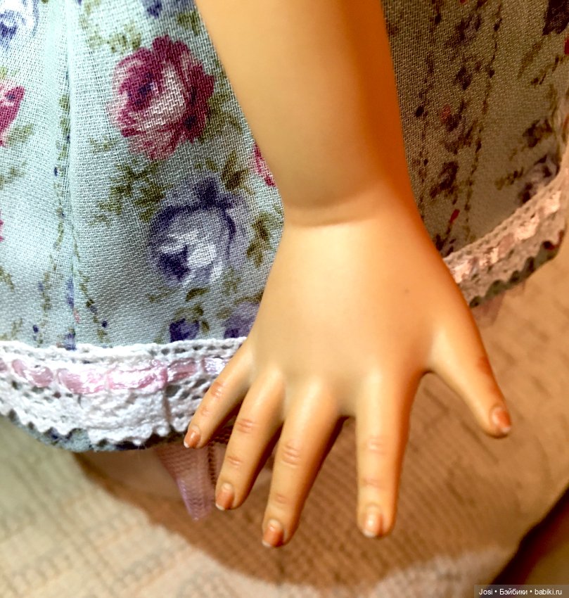 Фарфоровая малышка Lu по молду Kayla от Dianna Effner (фото 10)