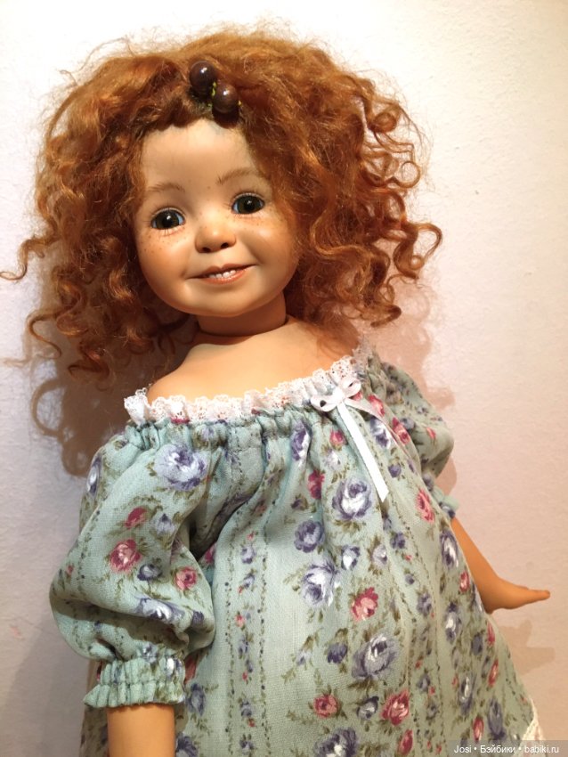 Фарфоровая малышка Lu по молду Kayla от Dianna Effner (фото 8)