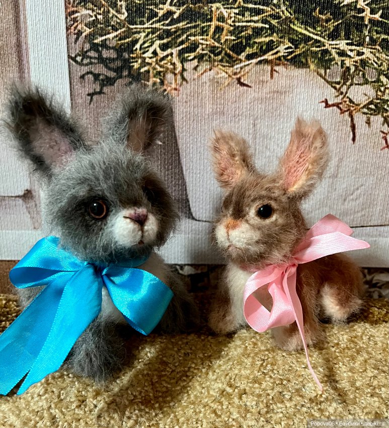 Зайка в ладошку🐰 — Авторские мишки Тедди и друзья: фото (фото 9)