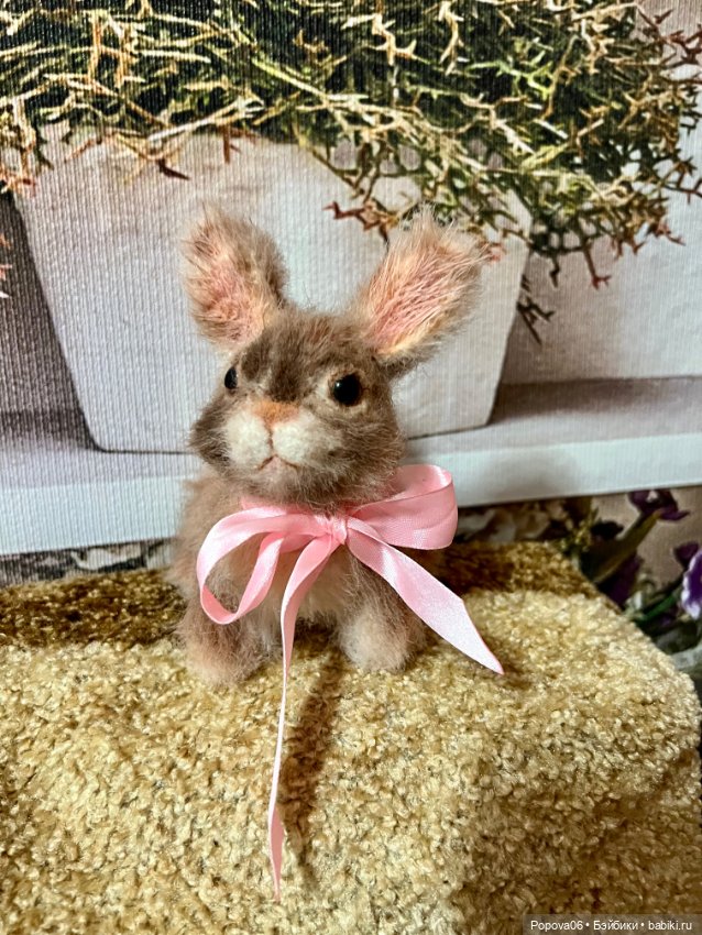 Зайка в ладошку🐰 — Авторские мишки Тедди и друзья: фото (фото 5)