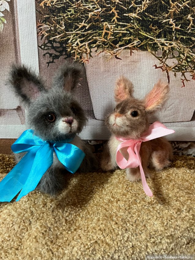 Зайка в ладошку🐰 — Авторские мишки Тедди и друзья: фото (фото 8)