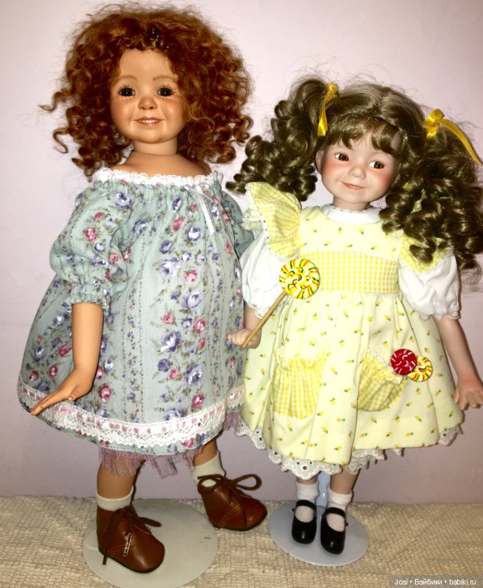 Фарфоровая малышка Lu по молду Kayla от Dianna Effner