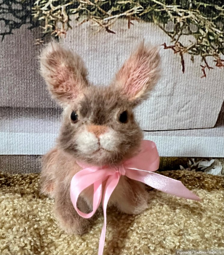 Зайка в ладошку🐰 — Авторские мишки Тедди и друзья: фото (фото 4)