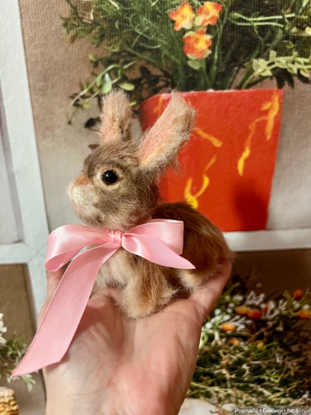 Зайка в ладошку🐰 — Авторские мишки Тедди и друзья: фото