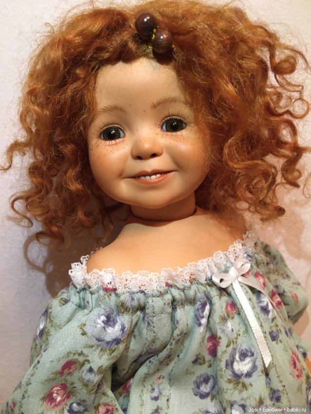 Фарфоровая малышка Lu по молду Kayla от Dianna Effner (фото 9)