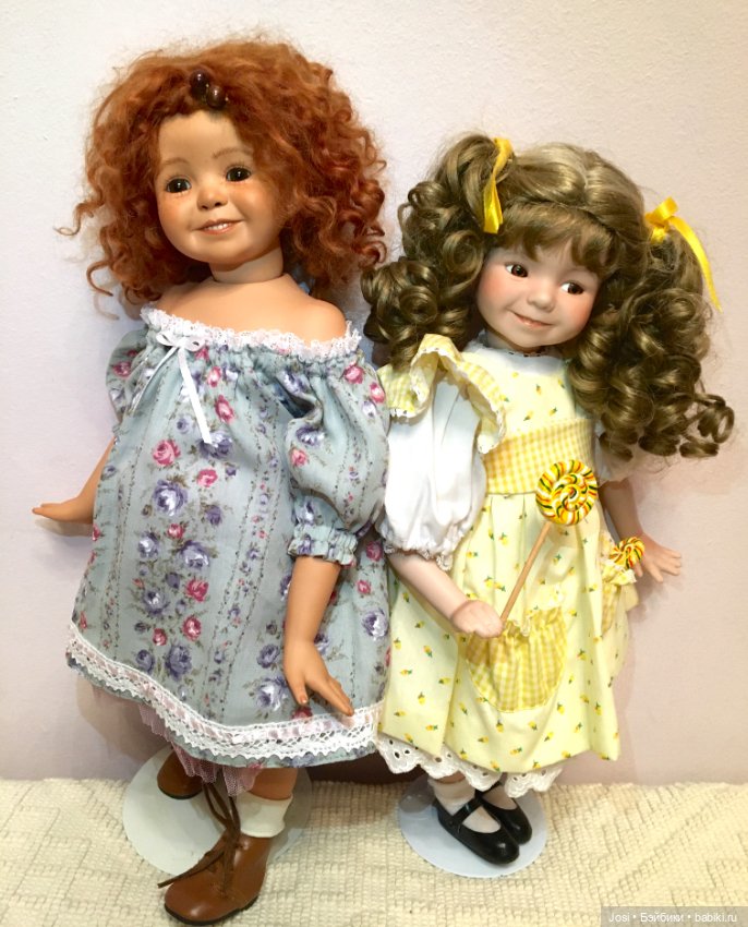 Фарфоровая малышка Lu по молду Kayla от Dianna Effner