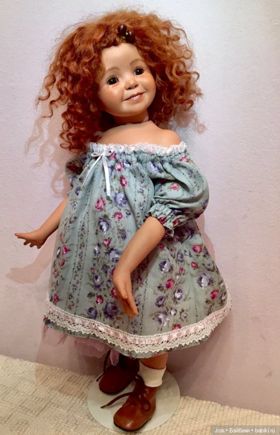 Фарфоровая малышка Lu по молду Kayla от Dianna Effner (фото 5)