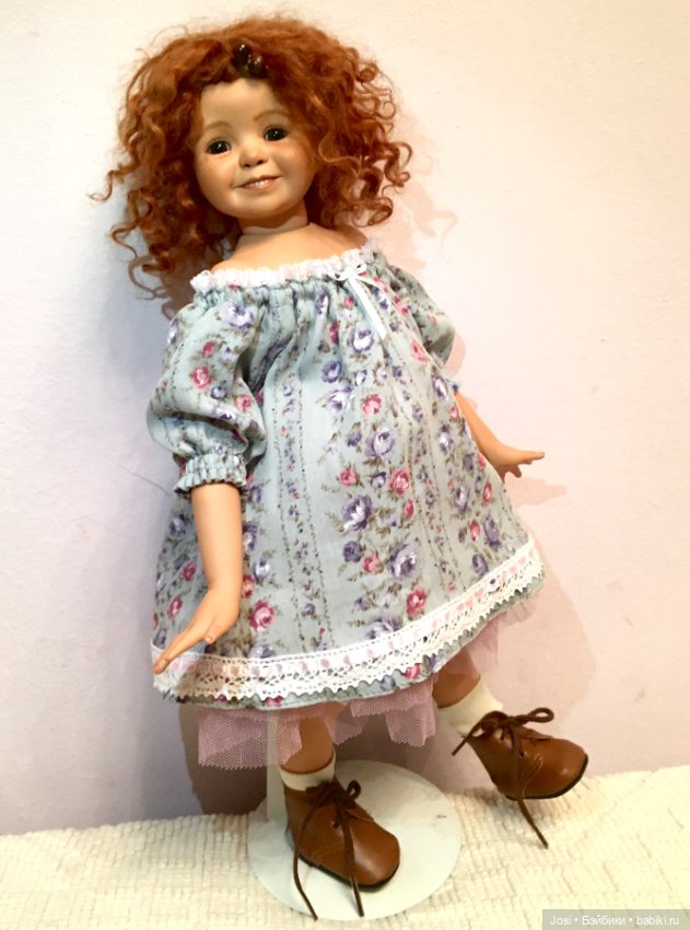 Фарфоровая малышка Lu по молду Kayla от Dianna Effner (фото 7)