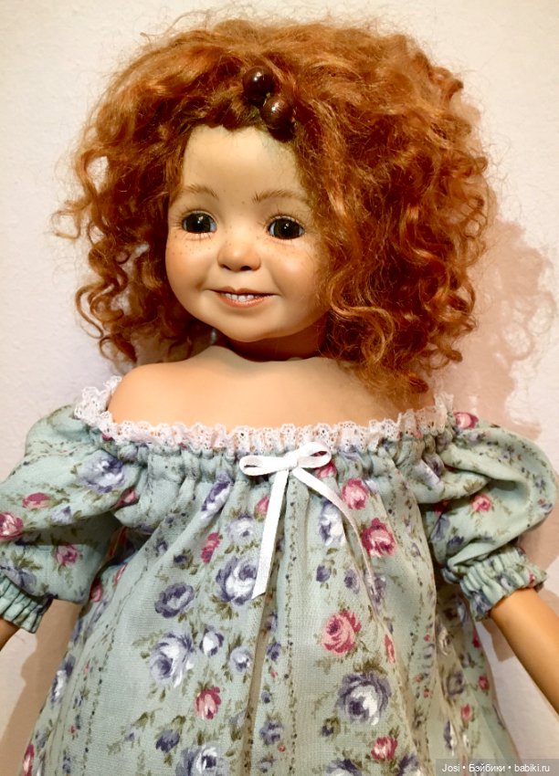 Фарфоровая малышка Lu по молду Kayla от Dianna Effner (фото 4)
