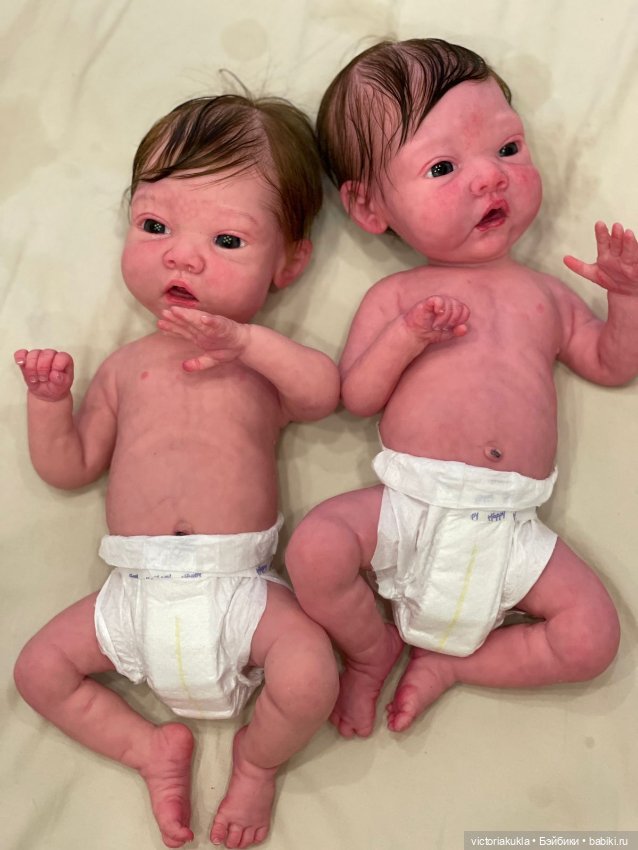 Куклы из силикона лимитированного тиража "Lucas & Lulu" 40 сm torydolls (фото 4)