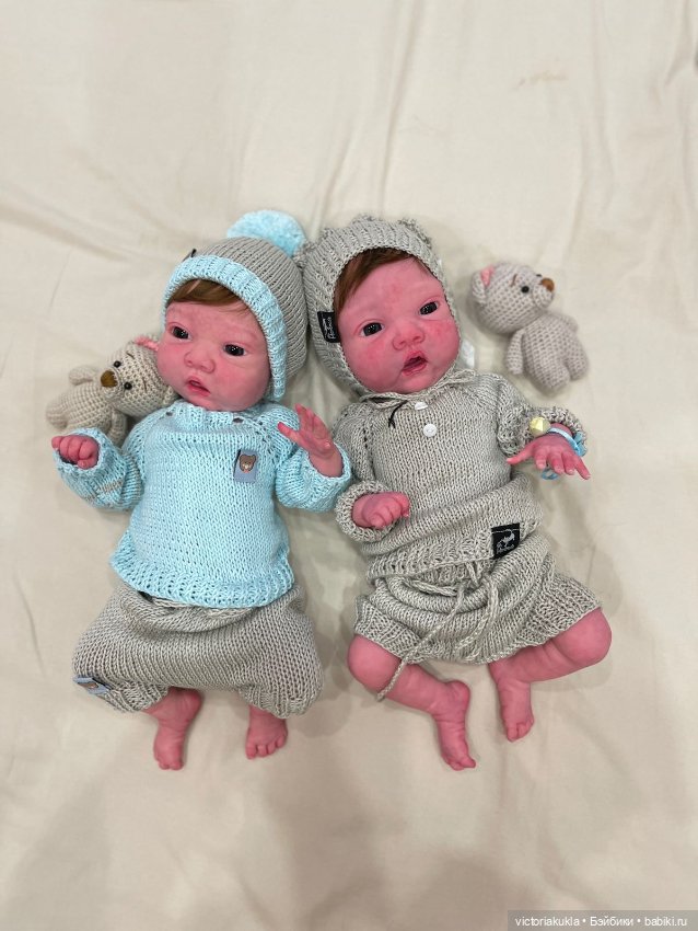 куклы из силикона лимитированного тиража "Lucas & Lulu" 40 сm torydolls