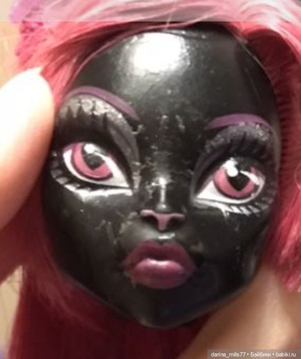 Трескается краска на лице куклы Можно ли исправить